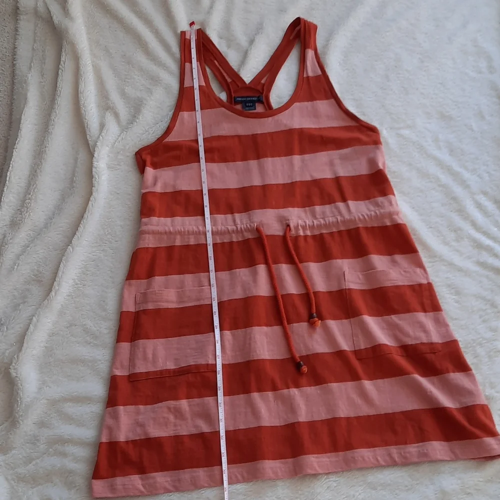 Tank top dress with drawstring waist